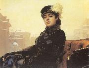 Kramskoy, Ivan Nikolaevich Portrait of a Woman oil painting picture wholesale